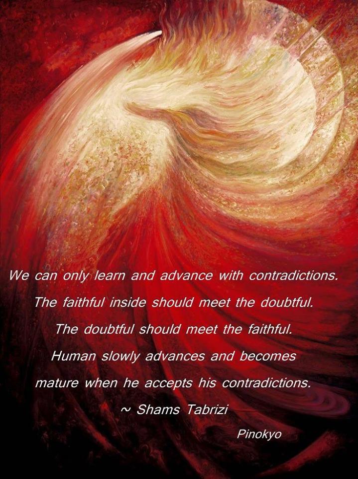 realize your contradictions